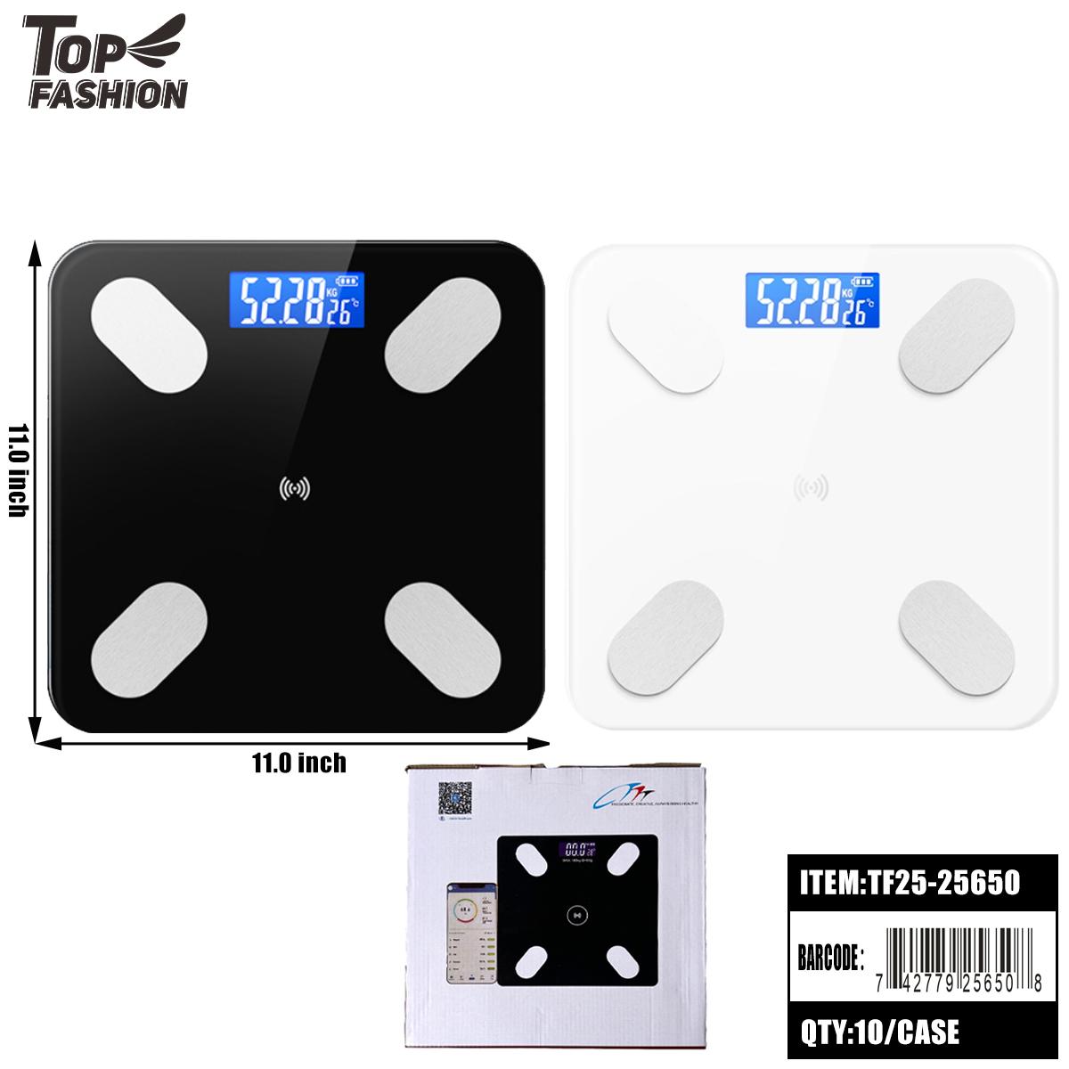 DIGITAL SMART BODY WEIGHT SCALE 10PC/CS (TF25-25650) image