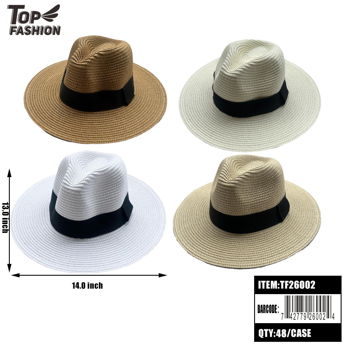 MENS FEDORA HAT-ASSORTED 4 COLORS 4DZ/CS (TF26002) image