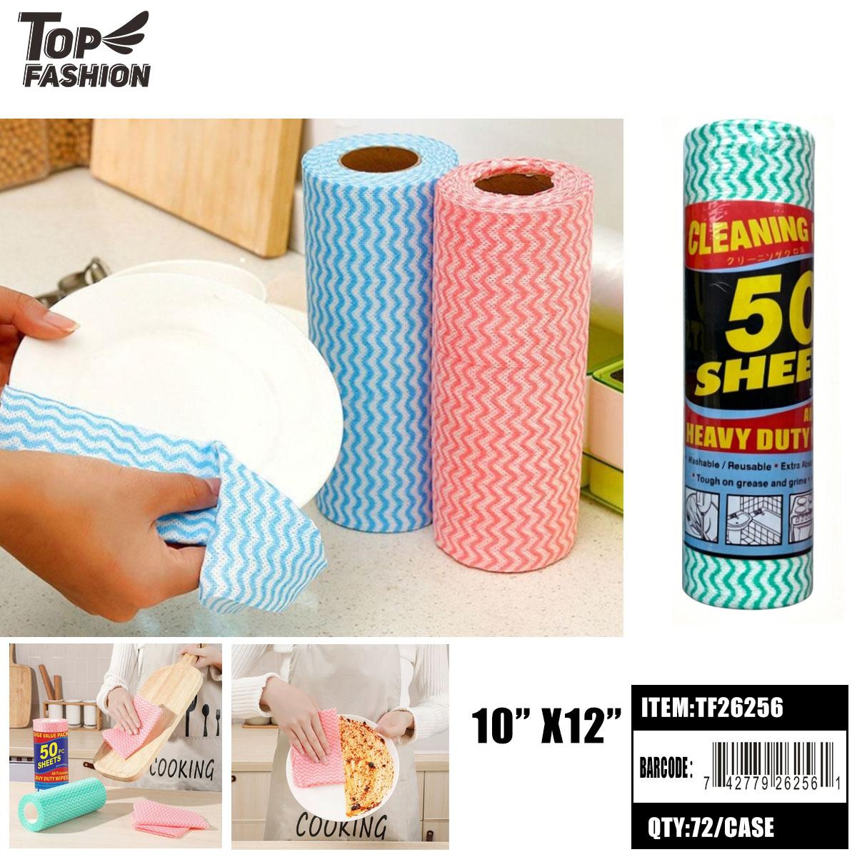 3 ASST DISPOSABLE CLEANING CLOTHS 6DZ/CS image