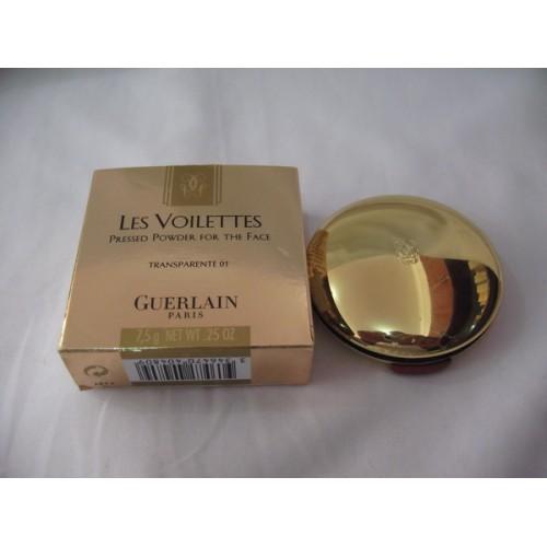 GUERLAIN LES VOILETTES PRESSED POWDER FOR FACE No 1 TRANSPARENTE NEW IN FACTORY BOX 7.5 g / .25 Oz image