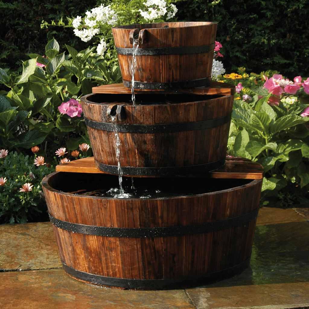 Ubbink Pond Ornament Natural Wood Wood and Plastic Small image