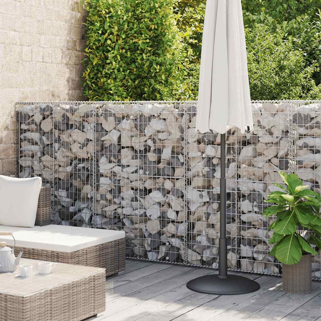 vidaXL Gabion Basket Galvanized Steel 118.1"x11.8"x39.4 image