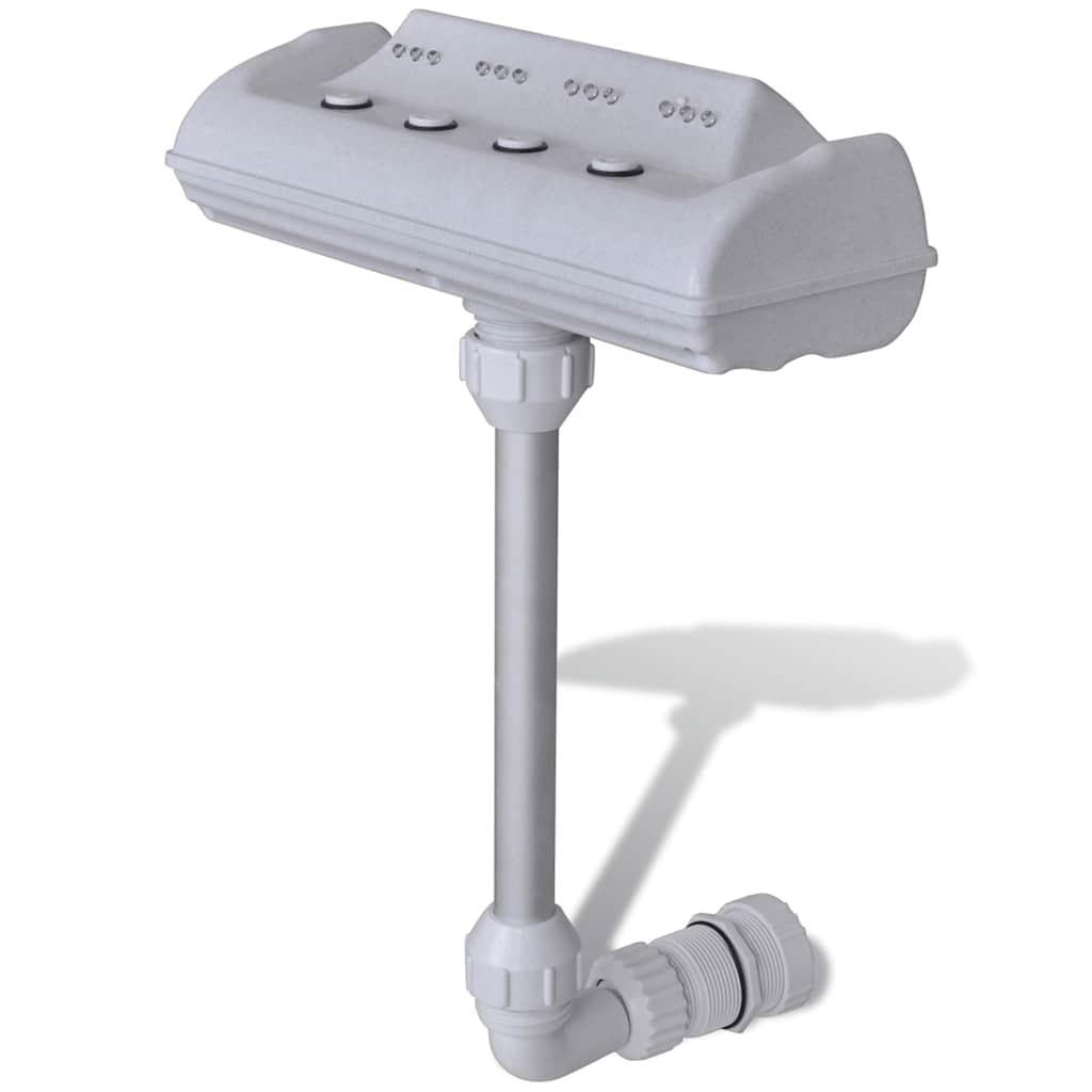 vidaXL Cascade Waterfall Swimming Pool Fountain with LED Lights image