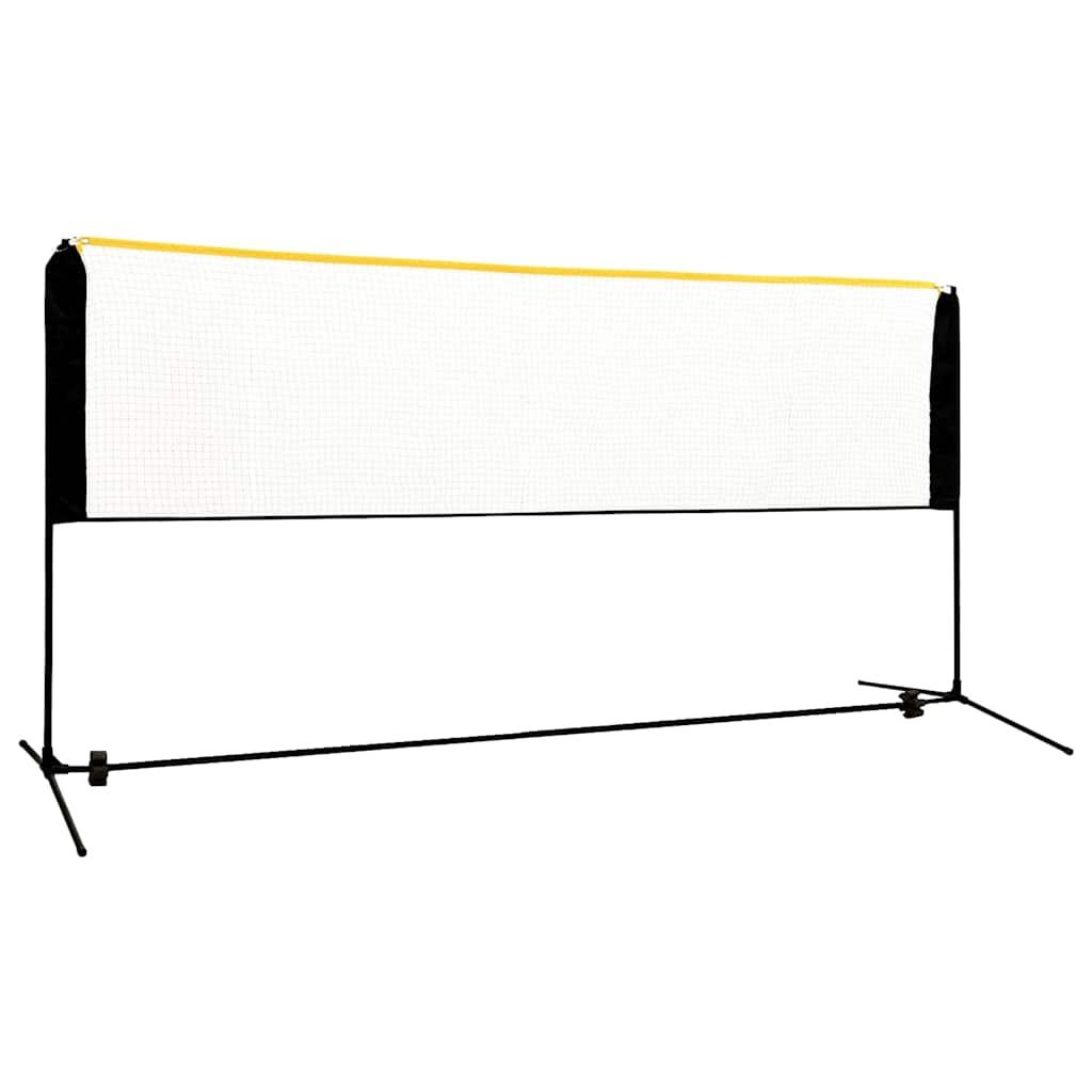 vidaXL Adjustable Badminton Net 300x103x37.0 - 62.2 " Metal image