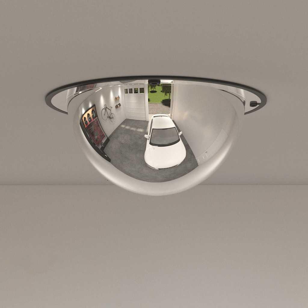 vidaXL Full Domed Traffic Mirror Ø11.8 " Acrylic image