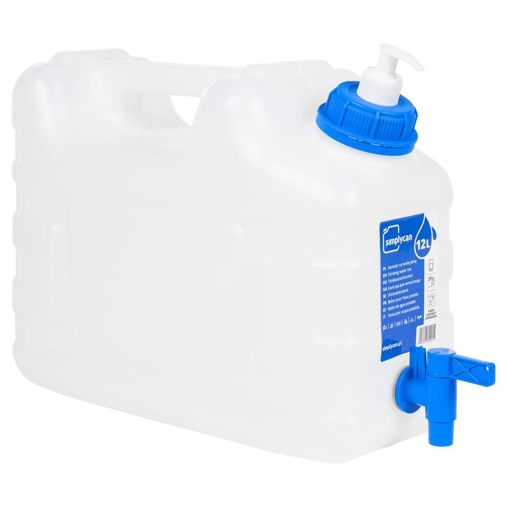 vidaXL Water Container with Tap and Soap Dispenser 2.6 gal Plastic image