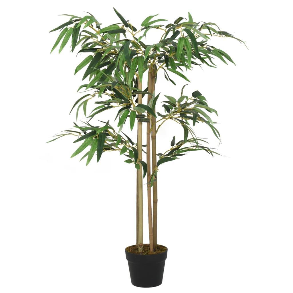 vidaXL Artificial Bamboo Tree 380 Leaves 31.5" Green image