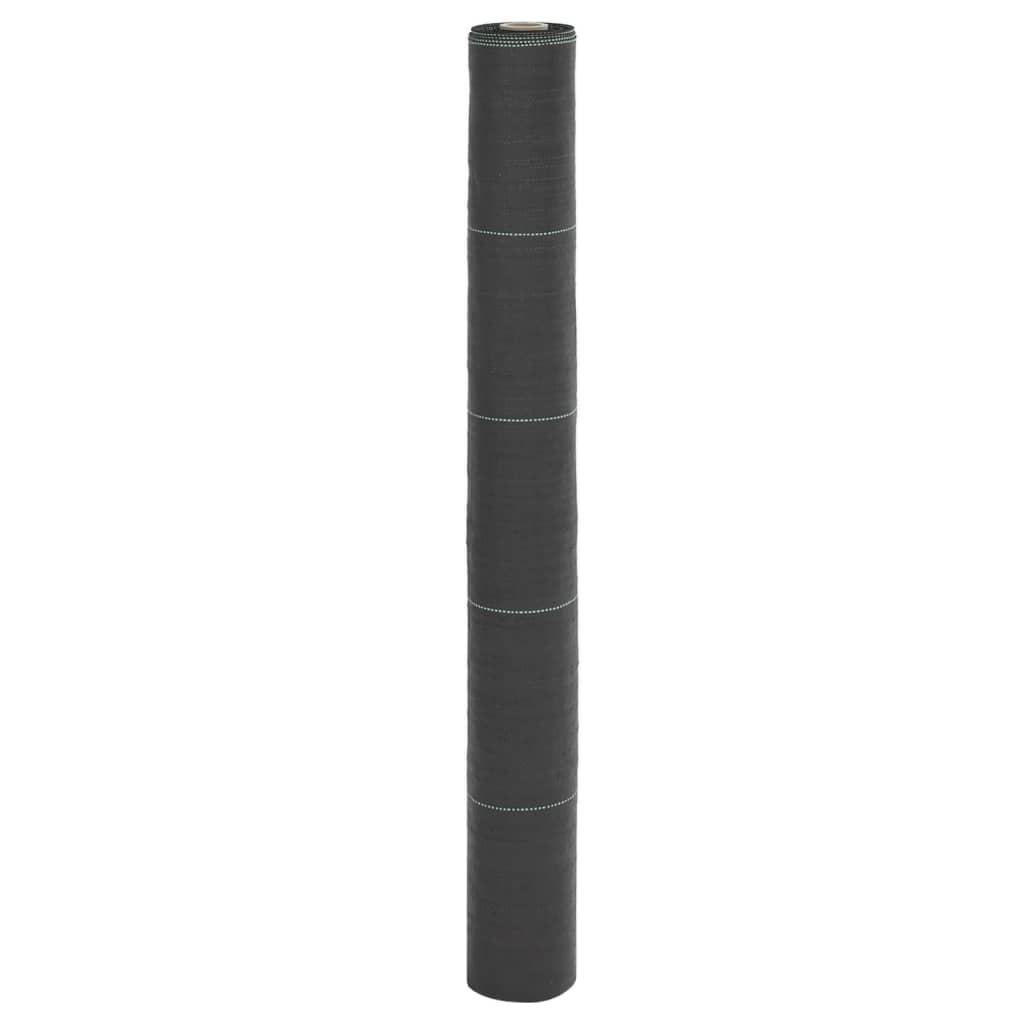 vidaXL Weed Membrane Black 3.3x656.2'PP image