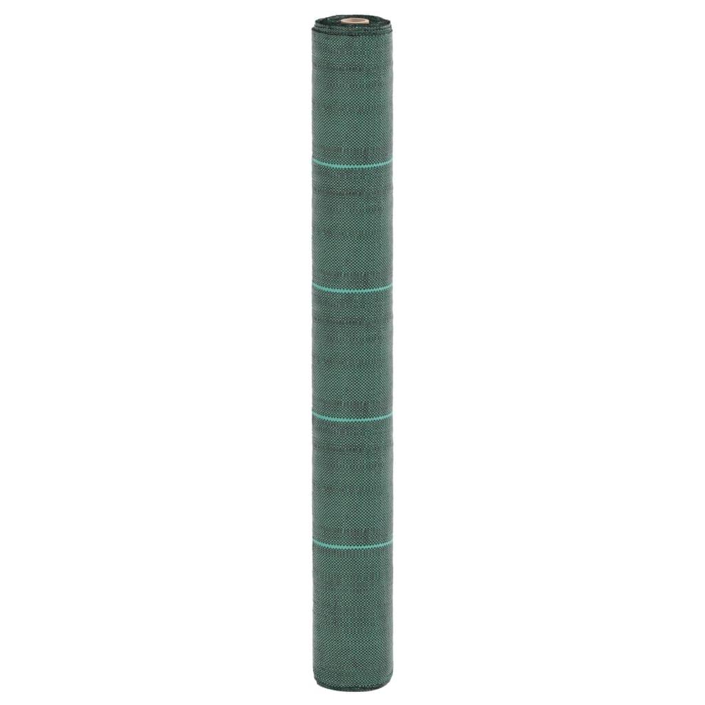vidaXL Weed Membrane Green Polypropylene 3.3 x 328.1 ft image