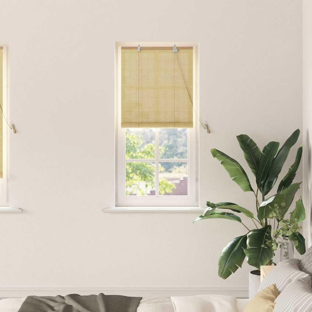 vidaXL Roller Blind Nature 23.62 x 86.61 in Bamboo image