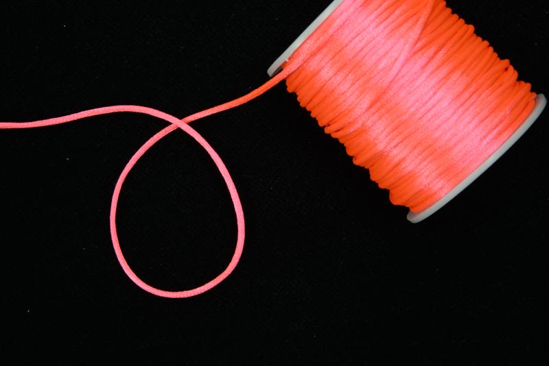 Round Satin Cord, Watermelon, 1.5mm x 76 Meters / 83.11 Yards (1 Spool) SALE ITEM image