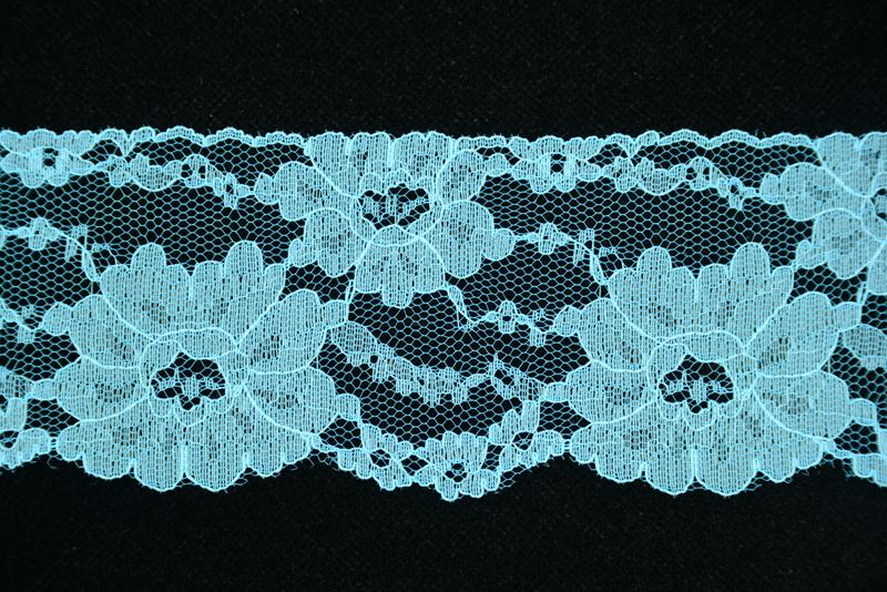 3 Inch Flat Lace, Copen (200-Yard FULL SPOOL) MADE IN USA image