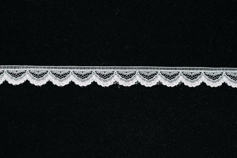 .75 Inch Flat Lace, Lt. Pink (100 yards) MADE IN USA image