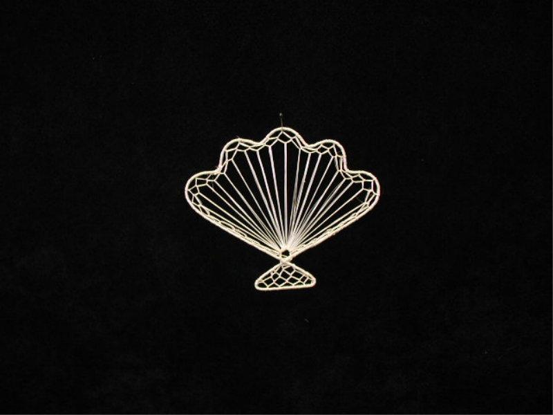 Abaca Shell Fan, 6 Inch, Handcrafted From Natural Fiber (lot of 36) Sale Item image