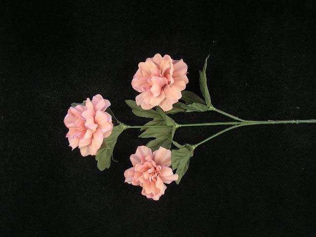 Peony Spray x3, Mauve, Artificial Silk Flower (lot of 12) Sale Item image