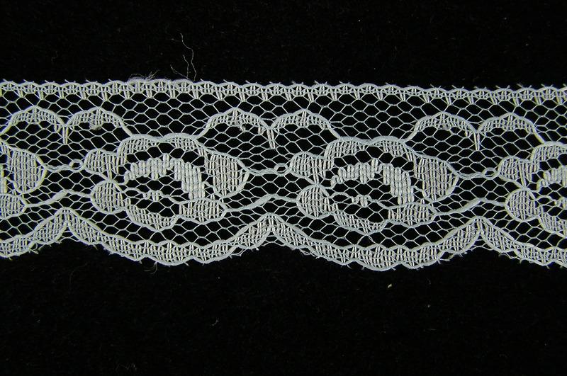1.25 Inch Flat Lace, White (750 Yard - FULL SPOOL) MADE IN USA image