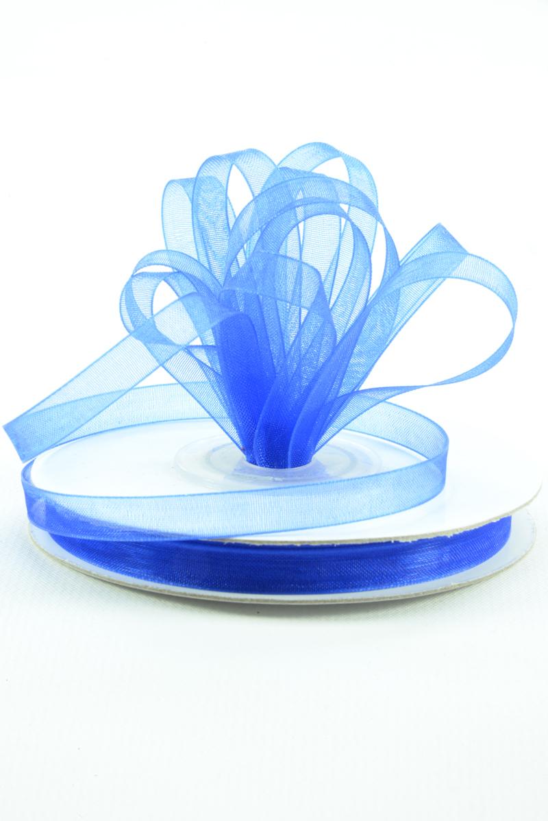 Organza Ribbon , Royal, 3/8 Inch x 25 Yards (1 Spool) SALE ITEM - EROG-0308 Royal