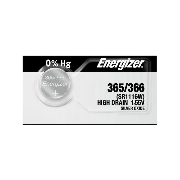 Energizer 365-366TZ Silver Oxide Coin Cell Batteries 1.55V image