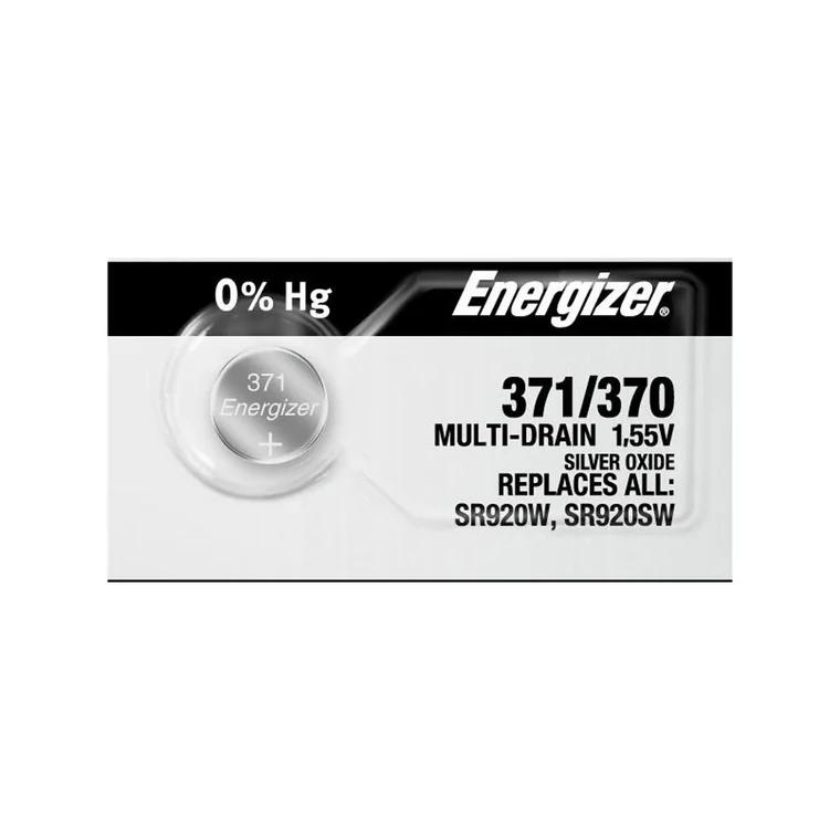 Energizer 371-370TZ Silver Oxide Coin Cell Batteries 1.55V image