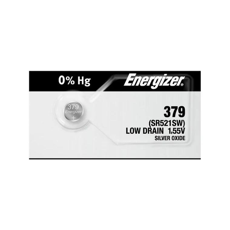 Energizer 379 Silver Oxide Coin Cell Batteries 1.55Volt SR521SW image