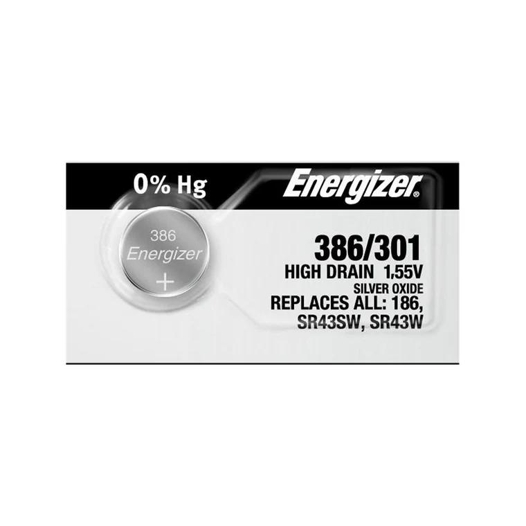 Energizer 386-301TZ Silver Oxide Coin Cell Batteries image