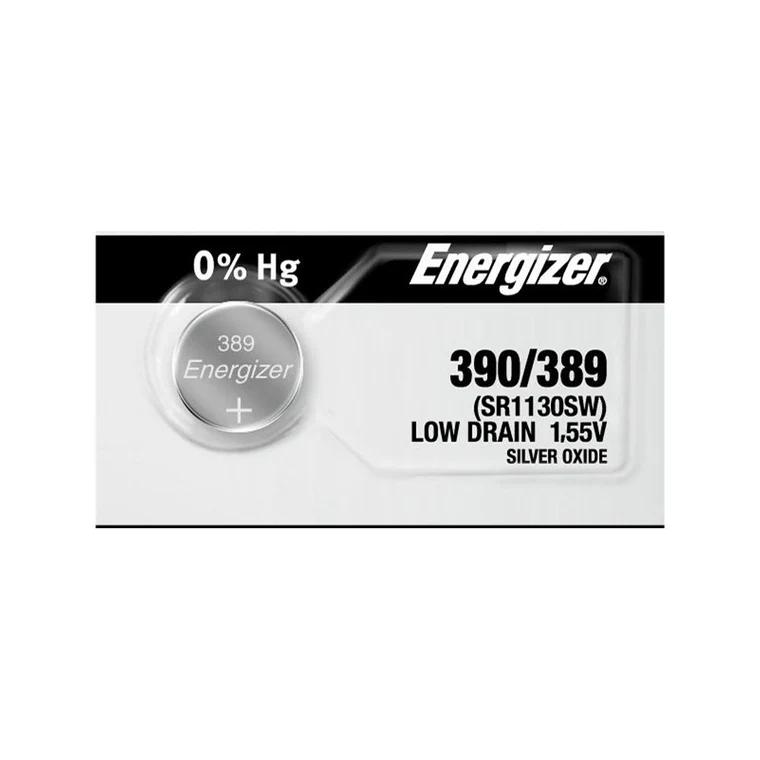 Energizer 390/389 SR1130SW Silver Oxide Coin Cell Batteries image