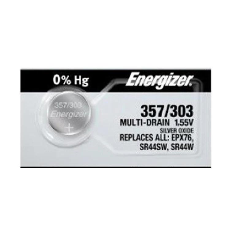 Energizer 357-303TZ Silver Oxide Coin Cell Batteries 1.55V image