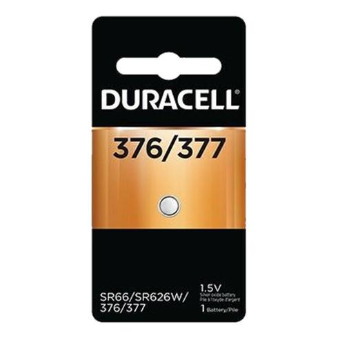 Duracell 377/376 Silver Oxide1.5 V 28 Ah D377BPK (Cost Per Pack) image