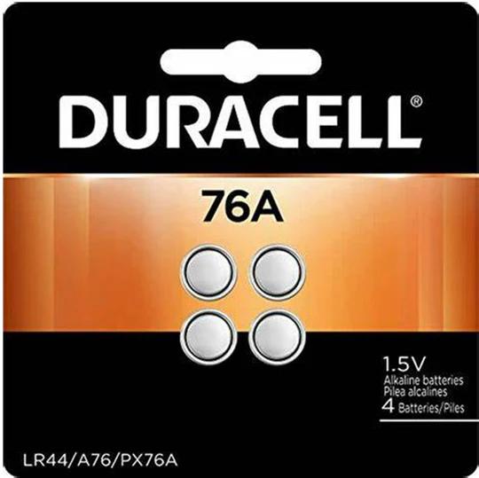 Duracell Medical PX76A LR44 1.5V Alkaline Button Cell Batteries (COST PER PACK) image
