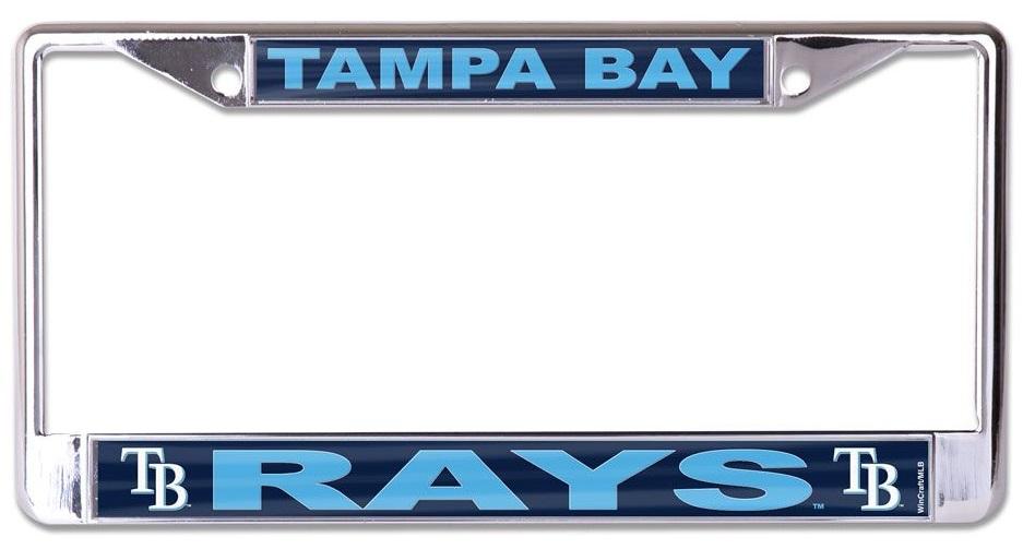 Tampa Bay Rays Laser Chrome License Plate Frame image