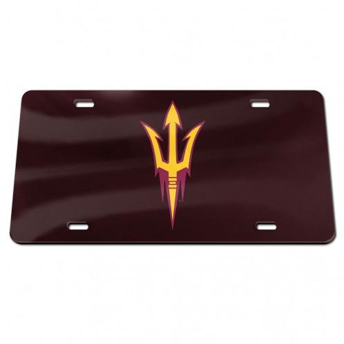 Arizona State Sun Devils Black Laser License Plate image