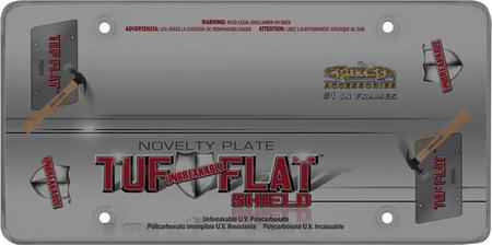 Tuf - Unbreakable - Flat Smoke License Plate Shield image