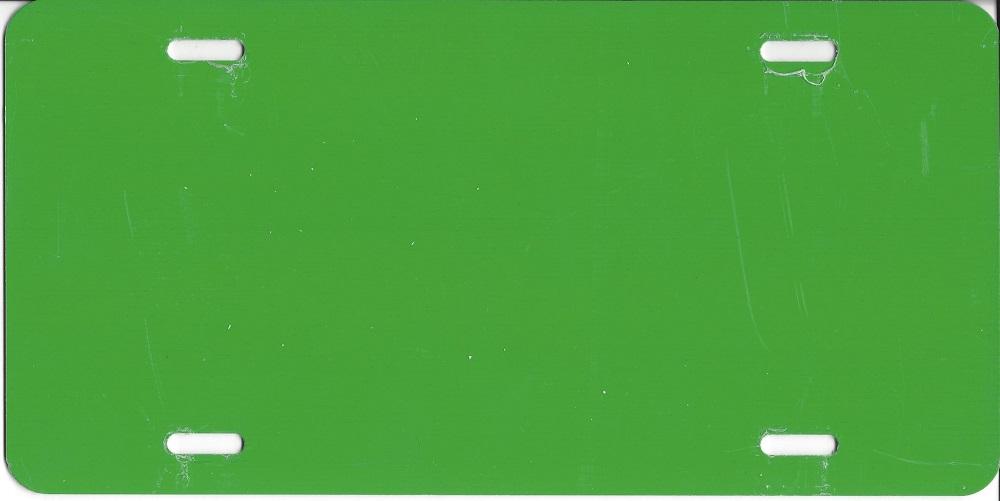 0.040 Holiday Inn Green Aluminum Blank License Plate image