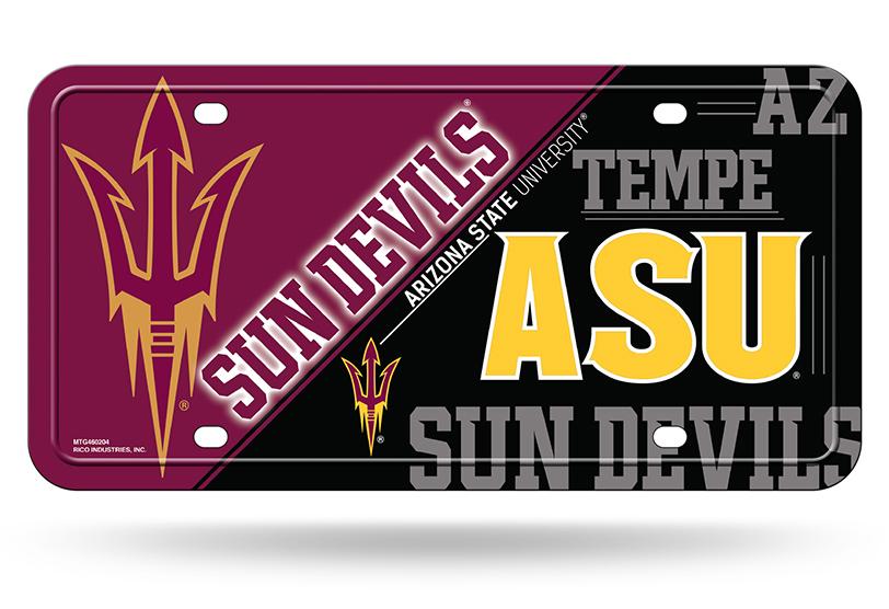ASU Arizona State Sun Devils Metal License Plate image