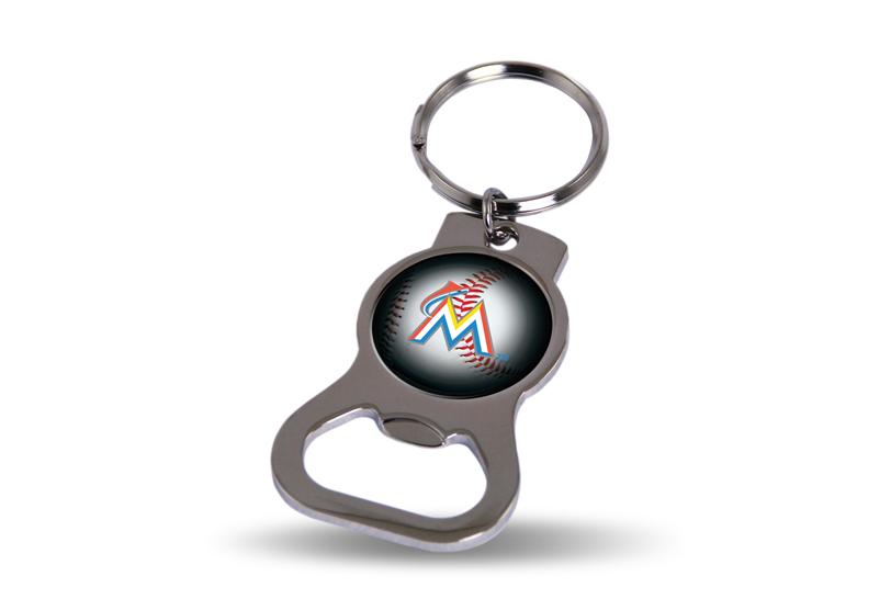 Miami Marlins Key Chain And Bottle Opener image