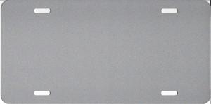 0.040 Bright Silver Aluminum Blank License Plate image