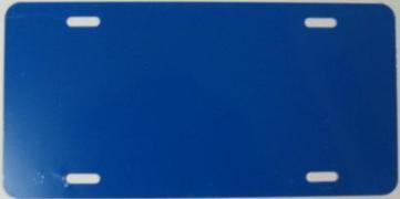 0.040 Pepsi Blue Aluminum Blank License Plate image