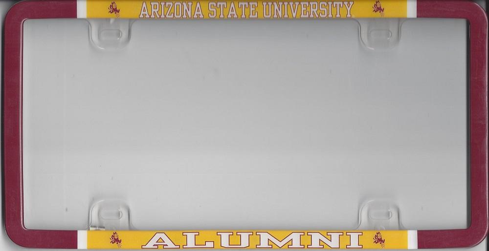 Arizona State Sun Devils Plastic Alumni License Plate Frame image