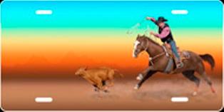 Roper Full Color Airbrush License Plate image