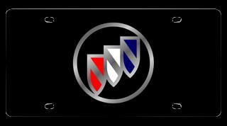 Black Buick Laser License Plate image