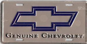 Genuine Chevrolet License Plate image