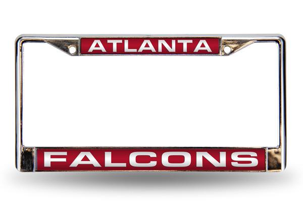 Atlanta Falcons Laser Chrome License Plate Frame image