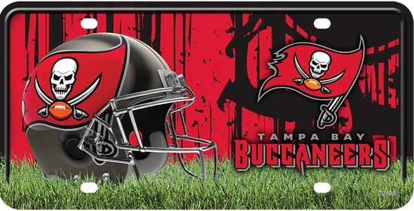 Tampa Bay Buccaneers Metal License Plate image