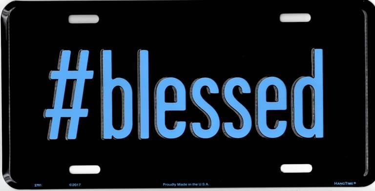 # Blessed Metal License Plate image