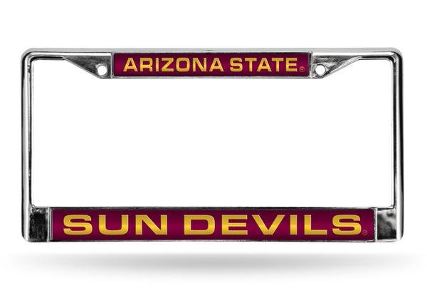Arizona State Sun Devils Laser Chrome License Plate Frame image