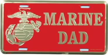 U.S. Marine Dad License Plate image