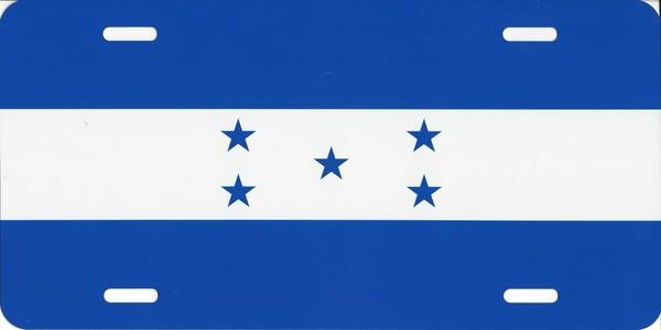 Honduras Flag Photo License Plate image
