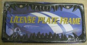 Black Shark Tooth License Frame image