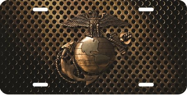 U.S. Marines New Logo License Plate image