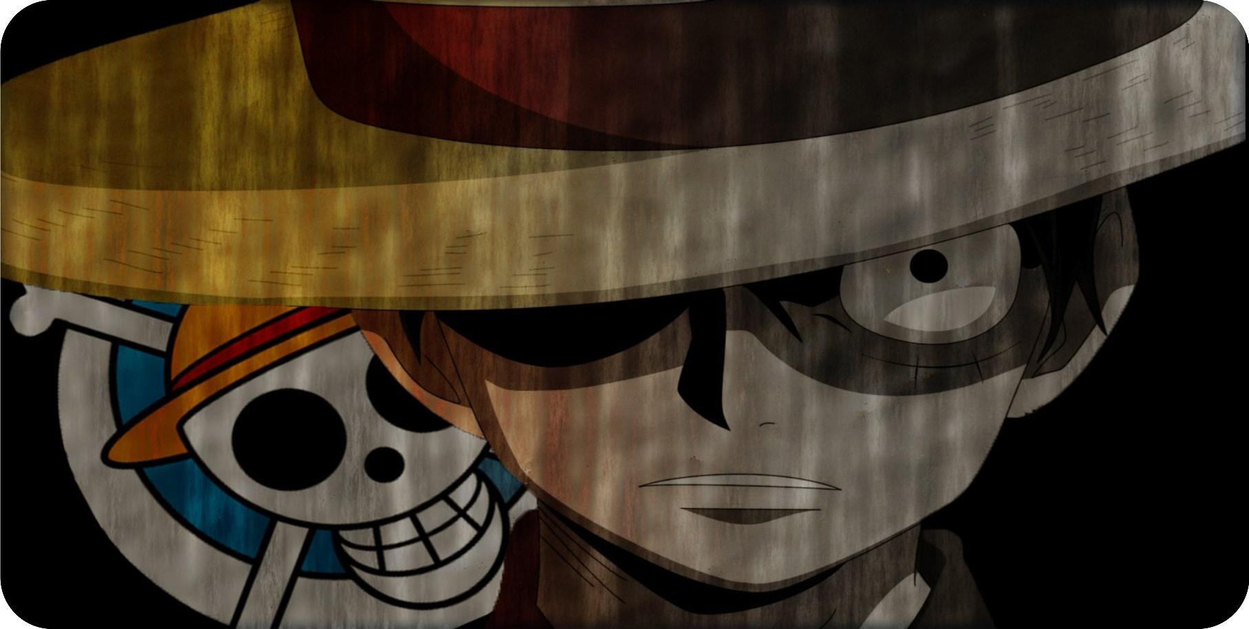 One Piece Monkey D Luffy Photo License Plate image
